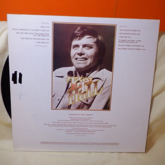 ~~~ TOM T. HALL ~~~ I Wrote A Song About It - Picture 2 of 2